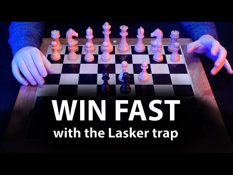 Win Fast In Chess With The Lasker Trap (Albin Countergambit pt. 1)