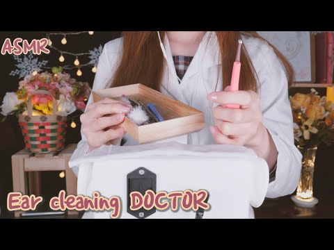 Doctor's Ear Cleaning (BGM&English ver) ASMR | Intense Tingle and Various ear pick