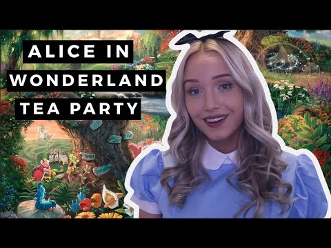 ASMR Alice In Wonderland Tea Party (Soft Spoken + Tapping For Sleep) | GwenGwiz