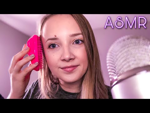 ASMR Hair Brushing | Soft Whispering