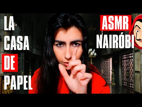 ASMR Roleplay La Casa de Papel - Nairóbi te fazendo dormir 💸 | Pt BR | Blue Yeti