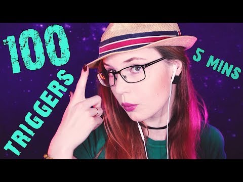 ASMR 100 Triggers in 5 Minutes