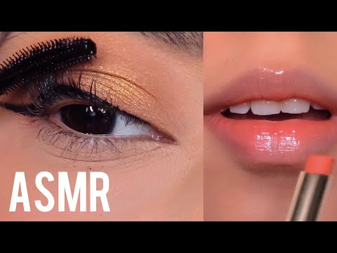 ASMR Close Up Makeup Haul & Testing New Products 💕