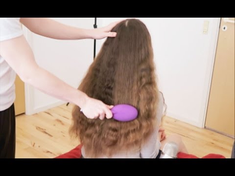 ASMR Brushing Long Hair