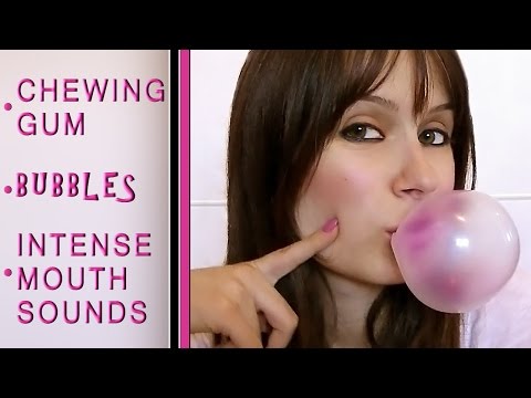 RUDE ASMR 💋 Chewing Gum + Intense Mouth Sounds (Eng sub)