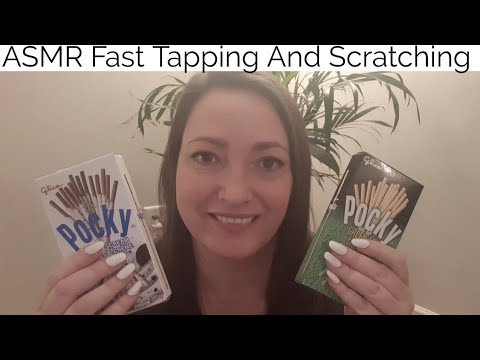 ASMR Fast Tapping And Scratching On Pocky