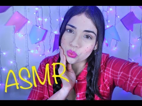 ASMR 💟 Roleplay Arraiá do soninho Pincéis na tela, tuctuc, comendo doces Visual triggers Português