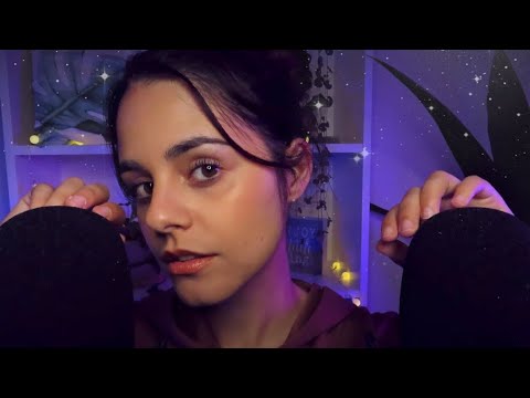 ASMR SLOW & CLOSE UP Whispers for DEEP SLEEP 🌙 Mic Scratching & Unintentional Mouth Sounds