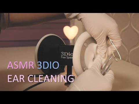 ASMR.라텍스 장갑 귀청소 Ear Cleaning w/ Latex Gloves(No Talking)(Binaural)