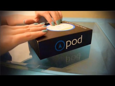 ASMR Slow Hand Movements, Tracing and Tapping. Unboxing Pod! Scratching and Soft Speaking