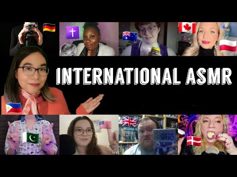 ASMR AROUND THE WORLD (Different Languages, Cultures) [Group Collab] 🌍✈️