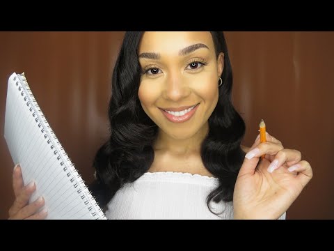 [ASMR] Sketching Your Portrait Roleplay| Upclose Personal Attention