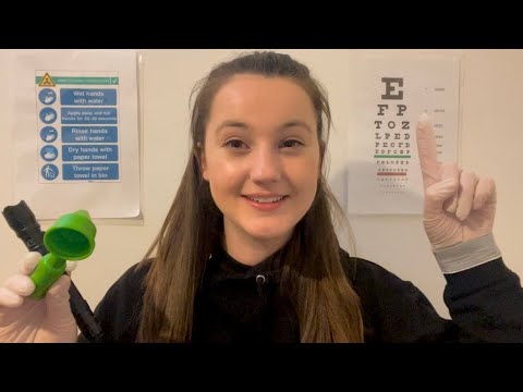 ASMR | Relaxing Eye Exam (Light Tests & Personal Attention)