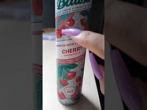 Cherry 🌟 Tapping and whispering this Cherry shampoo. 😌 #asmr #ytshorts #cherry #viral #relax