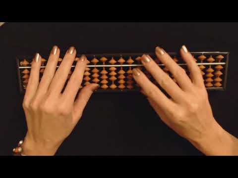 Audio/Visual ASMR ~ Clicking Abacus Beads (Whisper Intro)