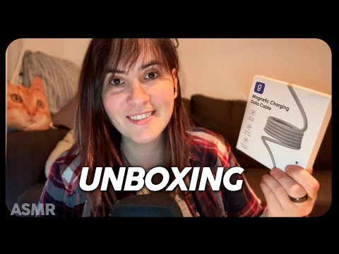 ASMR Español UNBOXING cables MAGTAME ¡MAGNETICOS!