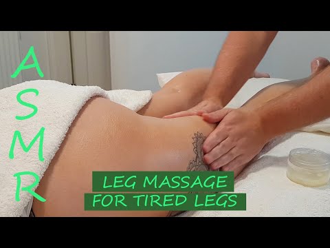 [ASMR] Leg Massage - Relax them tired Legs [No Talking][No Music][Massage Sounds]