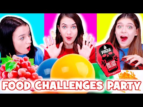 ASMR Yes Or No Challenge, Drink Race, Bubble Gum Challenges Party