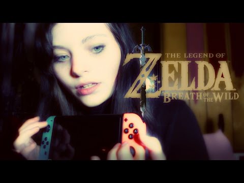 part 1 ASMR Zelda Breath of The Wild - Nintendo Switch & Guidebook Triggers/Disparadores de la guía