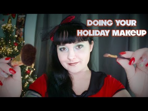 Doing Your Holiday Makeup [ASMR] Role Play
