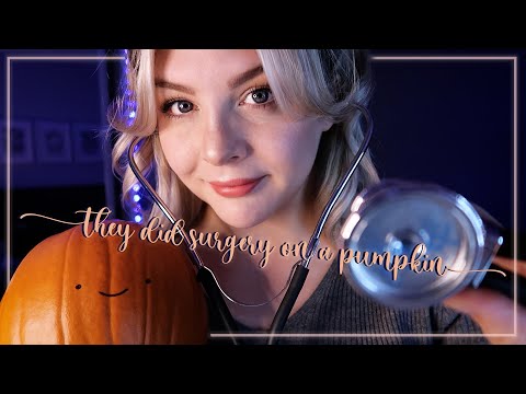 🎃 ASMR Doctor Roleplay - You're a Pumpkin 🎃 Personal Attention, Latex Gloves, Follow the Light