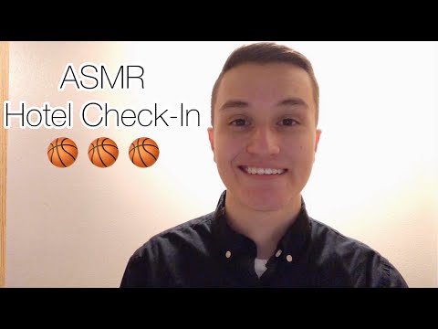 *ASMR* Hotel Check-in 🛎 (Typing, Whispering, Writing Sounds)