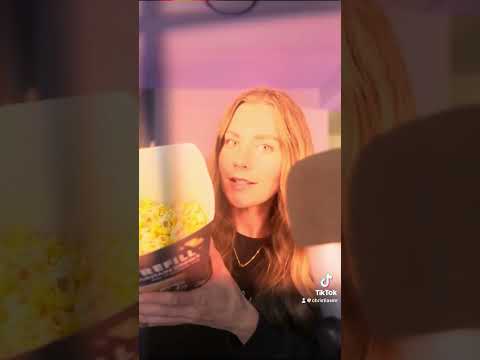 Popcorn Sounds and Tapping #asmr #relax
