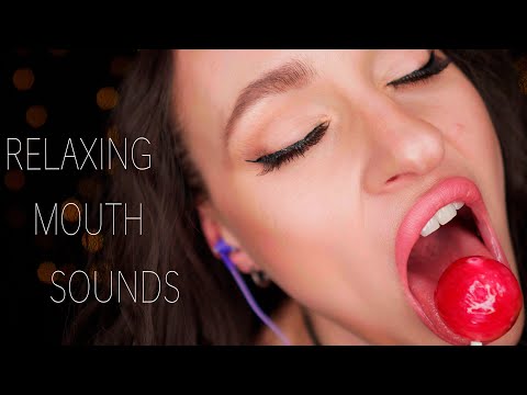 🍭 RELAXING MOUTH SOUNDS ASMR 💦 WET MOUTH SOUNDS ASMR 💦 FROM EAR TO EAR ASMR 👂🏼🎙