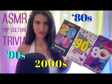 ASMR Whispering Pop-Culture ‘80s, ‘90s, and 2000s Trivia Cards