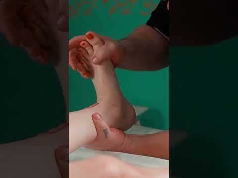 Foot and leg ASMR massage for Lisa - back pain relief #asmr