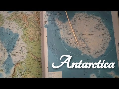 ASMR Exploring Antarctica (Map with Pointer)