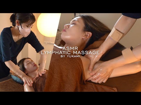 ASMR 👩🏻 Armpits, décolleté massage for Okinawa beauty by Yukami｜沖縄美人の脇リンパマッサージをするYukami｜#KumaMassage