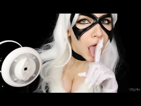 ASMR Ear Licking 💋 | Whipped cream| Mouth Sounds | АСМР Облизывание ушек, Звуки рта, Взбитые сливки