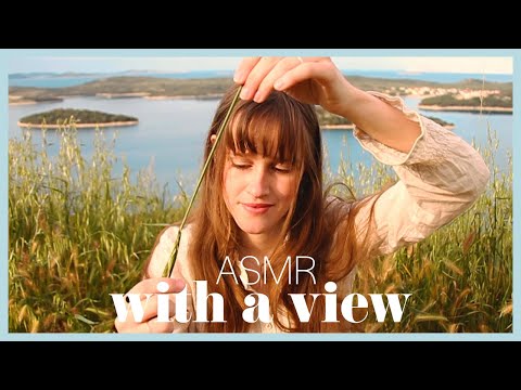 ASMR with a view | nature sounds  [german | deutsch whispered]