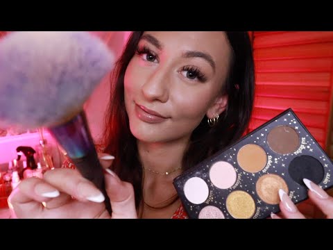 ASMR Doing Your Makeup Roleplay (for valentine's day 🥰) ~ soft spoken personal attention for sleep