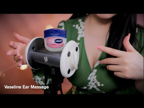 ASMR Most Tingly Ear Massage for Sleep (No Talking) Vaseline Ear Massage😘