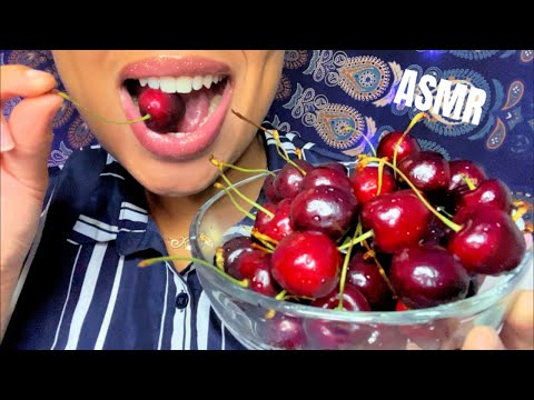 ASMR | Eating Sweet Cherries 🍒