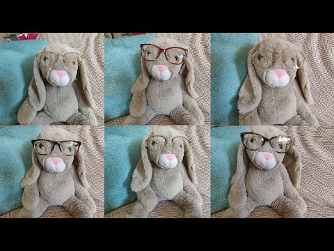 ASMR Miss Bunny Nyuszi presents her Fashionable Glasses Collection ASMR - Kids Friendly - Relaxing