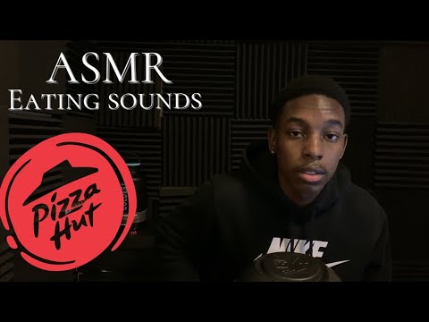 [ASMR] Chill Pizza Hut Mukbang  (( mostly eating sounds ))