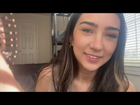 Mini Pampering session. ASMR (brushing and lotion sounds)