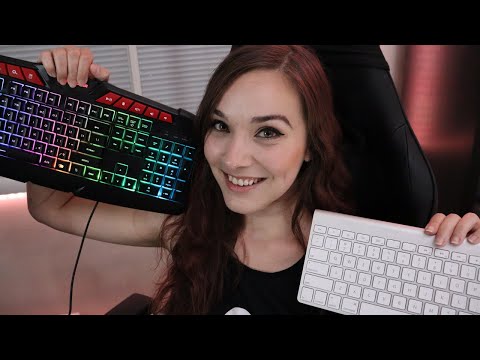 ASMR Keyboard Typing [No Talking] 3 Different Keyboards for Sleep, Relaxation and Tingles