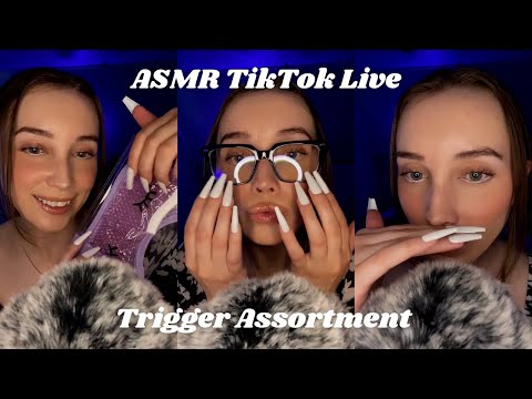 ASMR Trigger Assortment ✨ TikTok Live Stream (07/04/23)