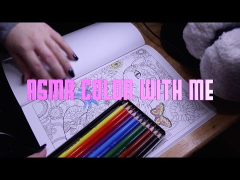 ASMR Color With Me! ✏️🎨 Soft Spoken & Colored Pencil Sounds