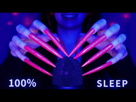 ASMR Mic Scratching , Brushing & Massage with 30 Different Mic Covers , Brushes & Nails 💖 No Talking