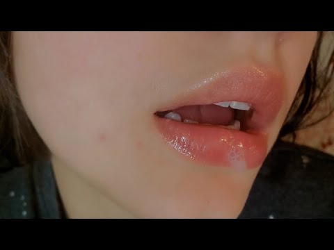 ASMR~Lens Licking, Kisses, Mouth Sounds, Fabric scratching