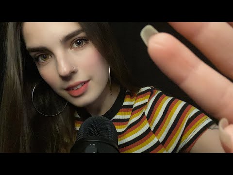 ASMR DEEP RELAXATION 😴 LOW LIGHT, RAIN SOUNDS, MOUTH SOUNDS AND CAMERA TOUCH
