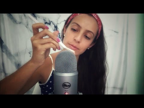 ASMR Mic brushing and words of affirmation