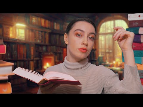 ASMR | Librarian Roleplay - Helping You Check Out!