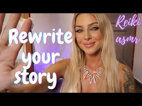 ASMR REIKI Multilayered 💙Rewrite YOUR Story ( soft, tapping, water, affirmations, super tingly)✨