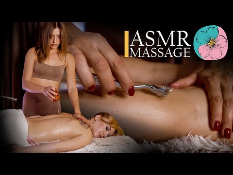 Asmr Stimulation of nerve endings | Full body massage by Olga